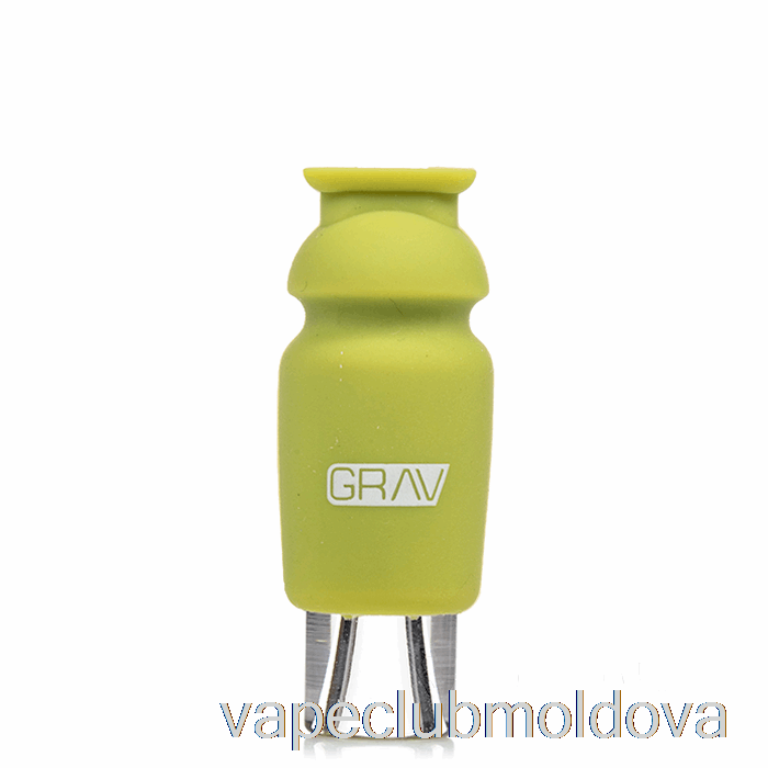 Kit Vape Pod Grav Cârjă Din Sticlă Cu Capac De Silicon Verde Avocado